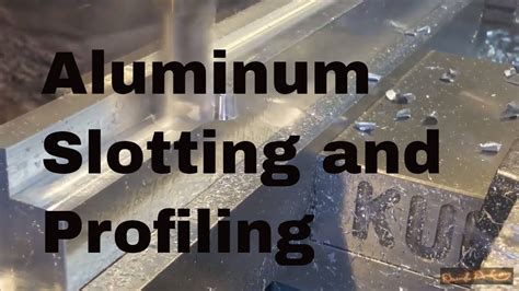 slotting vs profiling machining